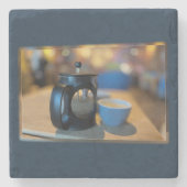 熱いお茶 ストーンコースター (正面)