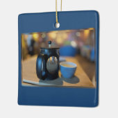 熱いお茶 セラミックオーナメント (左)