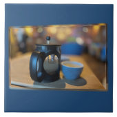 熱いお茶 タイル (正面)