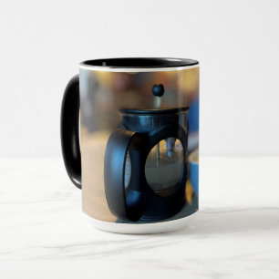 熱いお茶 マグカップ