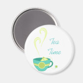 熱いお茶 マグネット (正面/裏面)