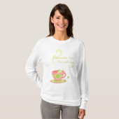 熱いお茶 Tシャツ (正面フル)