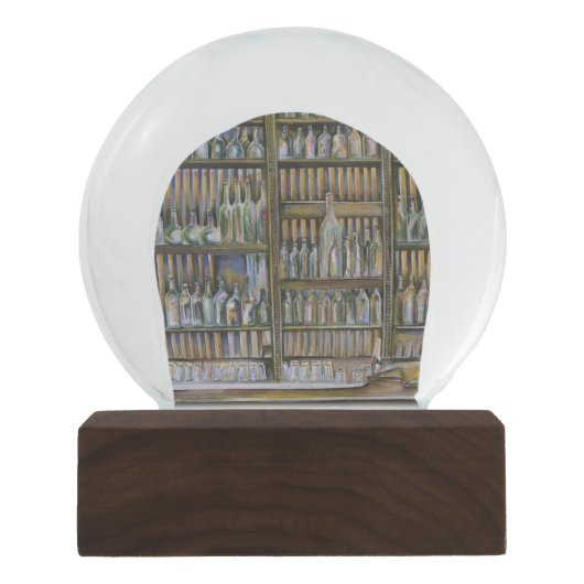 熱いが動かない スノーグローブ (正面)