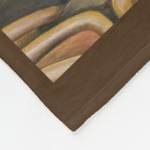 熱いが動かない フリースブランケット (角)