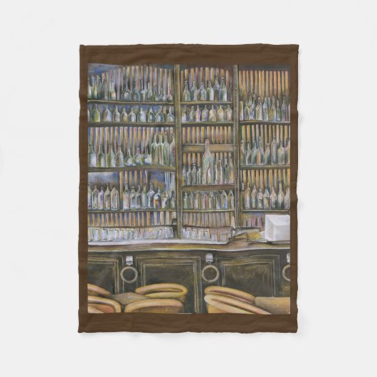 熱いが動かない フリースブランケット (正面)