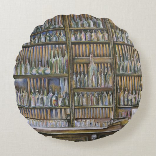 熱いが動かない ラウンドクッション (正面)