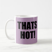 熱いぞ！お前は！優れた文法 コーヒーマグカップ (左)