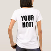 熱いぞ!お前は!優れた文法 Tシャツ (裏面)