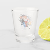 熱いみたいに蹴れ。漫画サッカー ショットグラス (裏面)