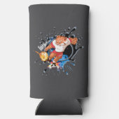 熱いみたいに蹴れ。漫画サッカー スリム缶クーラー (裏面)