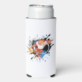 熱いみたいに蹴れ。漫画サッカー スリム缶クーラー (Seltzer裏面)