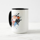 熱いみたいに蹴れ。漫画サッカー マグカップ (正面左)