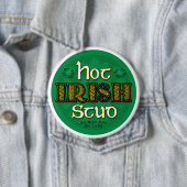 熱いアイルランドのスタッド(円形ボタン) 缶バッジ (インサイチュ)