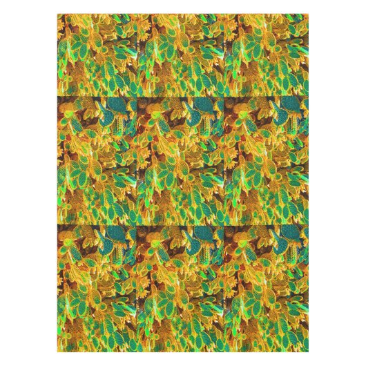 熱いアフリカ砂漠サボテン植物とげのある梨 テーブルクロス (正面)