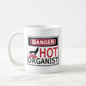 熱いオルガン奏者 コーヒーマグカップ (左)