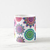 熱いカエルの波の陶磁器のコーヒー・マグ コーヒーマグカップ (中央)