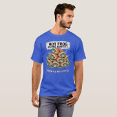 熱いカエル食べのコンテスト – おいしい Tシャツ (正面フル)