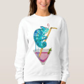 熱いカメレオン スウェットシャツ (正面)