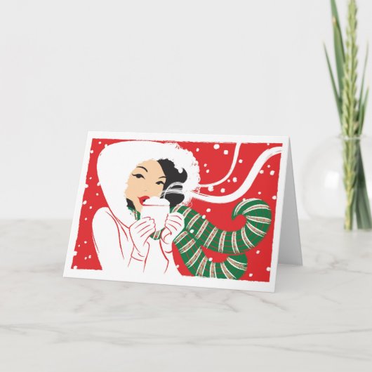 熱いココア シーズンカード (正面)