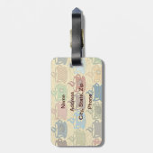 熱いコーヒーか茶 ラゲッジタグ (裏面縦)