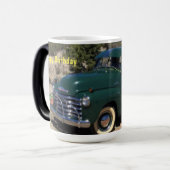 熱いコーヒーで写真が突然現れる モーフィングマグカップ (正面左)