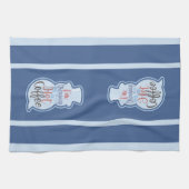 熱いコーヒーの夢を見る キッチンタオル (横)