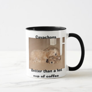 熱いコーヒーよりよいCavachons マグカップ