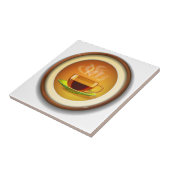 熱いコーヒーを一杯。 タイル (側面)