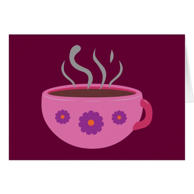 熱いコーヒー (正面横)