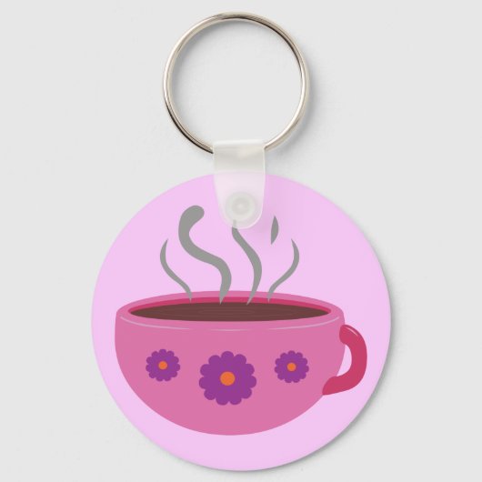 熱いコーヒー キーホルダー (正面)