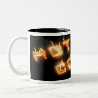 熱いコーヒー ツートーンマグカップ