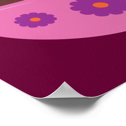 熱いコーヒー ポスター (角)