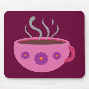 熱いコーヒー マウスパッド