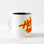 熱いコーヒー・マグ ツートーンマグカップ (正面左)