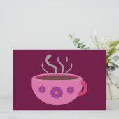 熱いコーヒー 便箋 (スタンド正面)