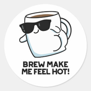 熱いコーヒ感じープをおもしろい作る ラウンドシール