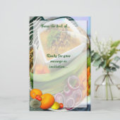 熱いスープを静める 便箋 (スタンド正面)