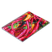 熱いチリペッパーがマディソンの農家市場に ノートブック (左側)