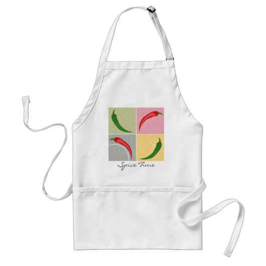 熱いチリペッパーのエプロン スタンダードエプロン (正面)