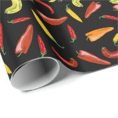 熱いチリペッパーの包装紙のノベルティのギフト用包装紙 ラッピングペーパー (ロールコーナー)