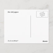 熱いチリペッパー ポストカード (裏面)