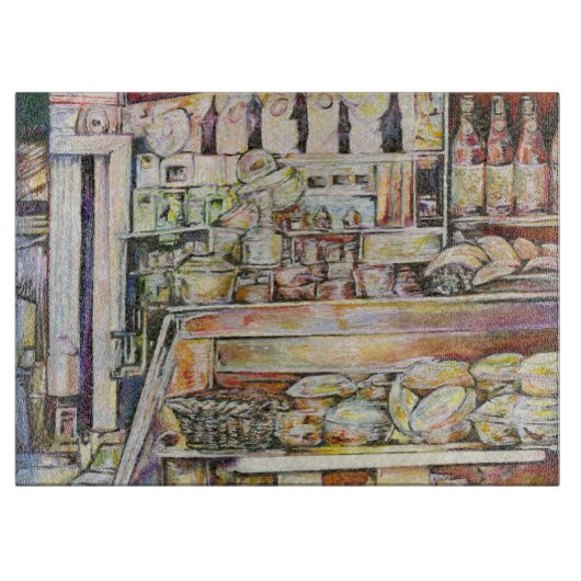 熱いデリで冷たい醸造物 カッティングボード (正面)