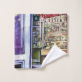 熱いデリで冷たい醸造物 バスタオルセット (ウォッシュタオル)