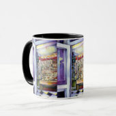 熱いデリで冷たい醸造物 マグカップ (正面左)