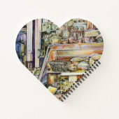 熱いデリの冷たい醸造物 ノートブック (裏面)