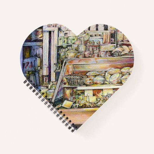 熱いデリの冷たい醸造物 ノートブック (正面)