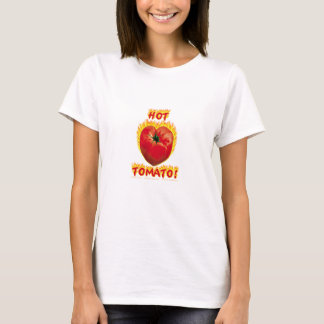 熱いトマトのティー Tシャツ