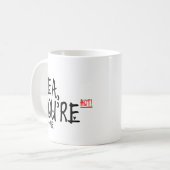 熱いハイティーあなたは私! おもしろいな茶は茶恋人を引用します コーヒーマグカップ (正面左)