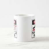 熱いハーモニカプレーヤー コーヒーマグカップ (中央)