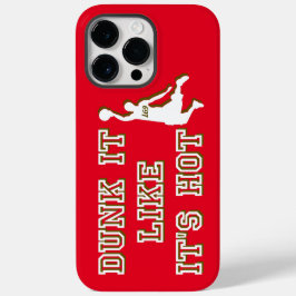 熱いバスケットボールのようにダックおもしろいする Case-Mate iPhone 14 PRO MAXケース